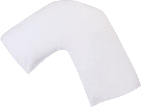 DMI Body Pillow, Side Sleeper Pillow and Pregnancy Pillow with Contoured Support to Eliminate Neck, Back, Hip, Joint Pain and Sciatica Relief with Removable Washable Cover, Firm, U Shape Neck Pillow